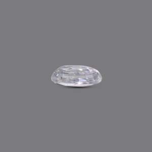 Handcrafted 4.7 Carat Square Cut White Zircon Loose Gemstone for Fine Jewelry - Product Image 3