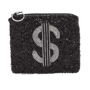 Monedero de Moda con Cierre de Cremallera y Cuentas de Vidrio, Multifuncional, Duradero, Mini Cartera, Regalo para Mamá, Envío Rápido - Product Image 6