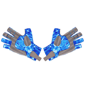 Guantes de Pesca Profesionales YOUSAF VIEW CO., Protección Anti-UV, Diseño sin Dedos, Cierre de Gancho y Bucle, Material de Poliéster - Product Image 1