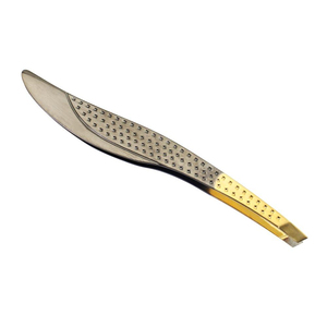 Pinzas Inclinadas de Precisión KAAMIR INSTRUMENTS (Acero Inoxidable Reutilizable) para Cabello Fino, Depilación Profesional de Cejas, Personalizadas - Product Image 4