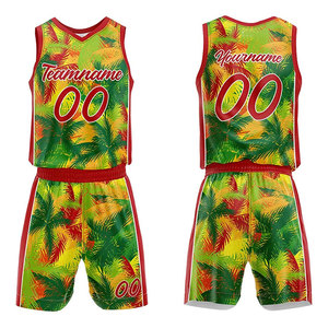 Tenues de basket-ball personnalisées sublimées, noir et rouge, col en V, sans manches, anti-transpiration, ensemble de maillots d'équipe unisexe pour adultes - Product Image 4