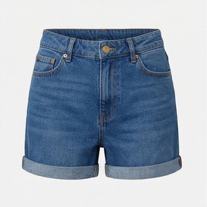 Shorts de Mezclilla para Mujer, a la Moda, con Bolsillos de Color Personalizado, Pantalones Vaqueros de Algodón Sexys, Venta al por Mayor, Ropa Casual de Verano, Estilo Urbano - Product Image 1