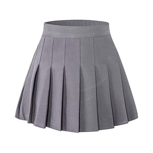 Gran oferta de faldas de algodón de cintura alta para mujer, estilo informal cómodo con faldas largas con costuras de red de flores - Product Image 6