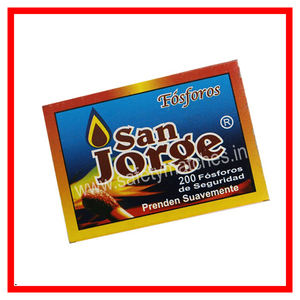 ไม้ขีดไฟอินเดียราคาประหยัด เป็นมิตรกับสิ่งแวดล้อม พร้อมพิมพ์โลโก้ตามสั่ง จำหน่ายจำนวนมาก ปลอดภัย ติดไฟนาน - Product Image 5