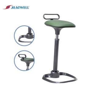 Commercial classic bar <b>stool</b> chair green with backrest - Product Image 1