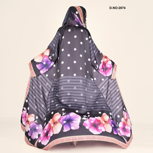 Élégante Abaya en Chiffon Légère à Col Ouvert, Vêtement Islamique pour Fêtes, Usage Quotidien, Bureau et Prières – En Vente - Product Image 2