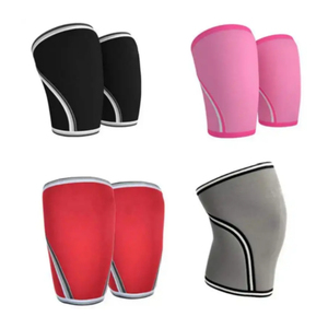 Genouillère de compression en néoprène respirante, pliable, avec fermeture réglable à enfiler, robuste pour l'entraînement complet - Product Image 5