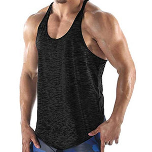 Camiseta de Gimnasio para Hombre de Alta Calidad, Tejida, Transpirable, con Estampado Muscular, Aberturas Laterales, Ropa Deportiva, Tallas Grandes - Product Image 5