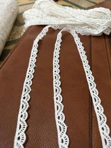 ขอบผ้าลูกไม้ฝ้ายทันสมัย เหมาะสำหรับชุดราตรี ผ้าคลุมไหล่ และเสื้อผ้าดีไซเนอร์ - Product Image 4