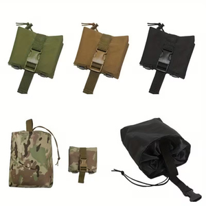 Sac de ceinture tactique pliable MOLLE en nylon avec cordon de serrage pour la chasse et le camping - Product Image 4