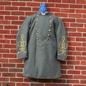 Manteau en laine classique de style américain du XIXe siècle, reproduction historique, modèle Frock Coat - Product Image 2