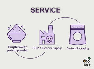 Emballage personnalisé pour thé au lait de taro en poudre OEM - Product Image 4