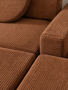 Sofá Modular Marrón Moderno para Niños de Emerald Sofa, Sofá de Juego para Apartamento, Tela Premium Personalizada, Muebles Ecológicos Aptos para Niños - Product Image 4