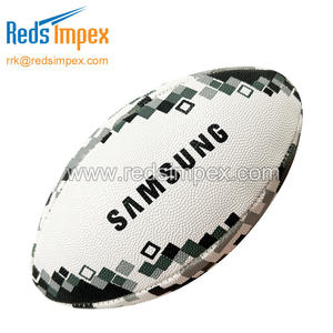 Mini Balón de Rugby Promocional Hecho de Caucho Sintético, Balón con Logotipo Totalmente Personalizable, Ideal para Eventos Corporativos y Promoción Deportiva - Product Image 3