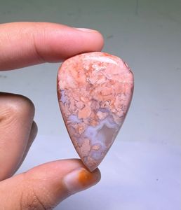 Cabujón de Ágata Algodón de Azúcar Natural de Alta Calidad, Gema Suelta para Joyería con Cambio de Color - Product Image 2