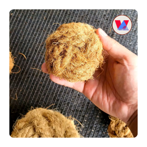 BEST SELLING Eco Coir Chew Ball 100% Natural Coconut Fiber Pet Toy Sustainable Husk Sphere For Puppies Training Molar Grinding - Product Image 1
