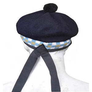 Gorro Tradicional Escocés Clásico Hecho a Mano, el Más Vendido, 100% Lana de Alta Calidad, Gorros Balmoral con Diseño a Cuadros, Venta al Por Mayor - Product Image 3