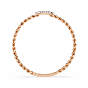 Bague Éternité en Or 10K Plaqué Rhodium avec Diamants de Laboratoire Certifiés IGI – Style Classique Tendance pour Mariage, Unisexe, Usage Quotidien - Product Image 2