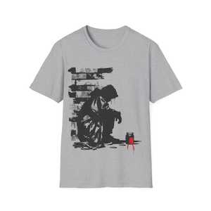 T-shirt vintage à imprimé graphique surdimensionné pour hommes et femmes, coton premium, col rond décontracté, manches courtes, coupe décontractée, streetwear - Product Image 3