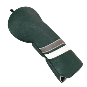 Housse de tête de club de golf en cuir souple avec logo personnalisé, couleur unie, nouveau design, en vente en ligne - Product Image 6