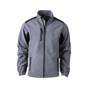 Chaqueta Softshell Azul para Hombre, Cortavientos, con Cuello Alto y Cierre de Cremallera, Ropa Casual para Exteriores, Temporada de Otoño, Corte Regular - Product Image 6