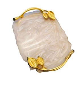 Bandeja de Servir de Madera de Acacia con Asa de Metal, Diseño Nuevo, Bandejas Decorativas Naturales para Servir Alimentos, Frutas, Té y Café, Venta al Por Mayor - Product Image 3