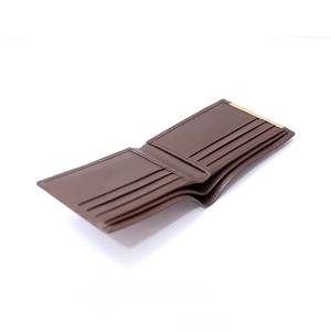 Genuine Leather <b>Wallet</b> For Men Stylish Durable Double Layer Cash Note Compartment High Capacity Credit Card Organizer Gift <b>Brown</b> - Product Image 3