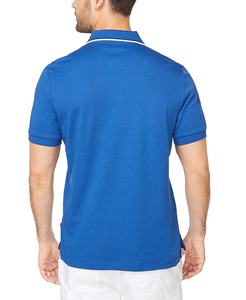 2024 nouvelle mode sur mesure hommes pour polos 100% coton à manches courtes Anti-rides T-shirts solide motif Style - Product Image 3