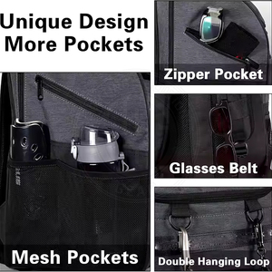 กระเป๋าฟุตบอล กระเป๋ากีฬา โครงสร้างแข็งแรง พร้อมช่องหลักกว้างขวาง - Product Image 6