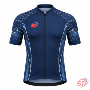 Maillot de cyclisme sans manches pour homme, personnalisé, respirant, en polyester, évacuant l'humidité, pour événements de course, fournisseur - Product Image 1