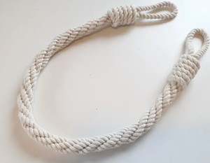 Handmade Cotton Rope <b>Curtain</b> Tieback – Eco Friendly Window Decor - Product Image 2