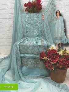 ชุดสัลวาร์ คามีซ ดีไซน์ใหม่สไตล์อินเดีย-ปากีสถาน ผ้าฝ้ายปักลายแบบดั้งเดิม ทรงตรง - Product Image 3