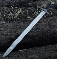 Vente en gros d'anneaux de Seigneur sculptés en acier Damas, faits à la main, plaqués argent, de qualité industrielle, personnalisables OEM, et épée Anduril