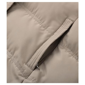 เสื้อโค้ทกันหนาวมีฮู้ดสำหรับผู้หญิง ไซส์มาตรฐานและไซส์พลัส แบบหนาบุใยสังเคราะห์  เสื้อแจ็คเก็ตกันหนาวสำหรับอากาศหนาว  แบบลำลอง - Product Image 6