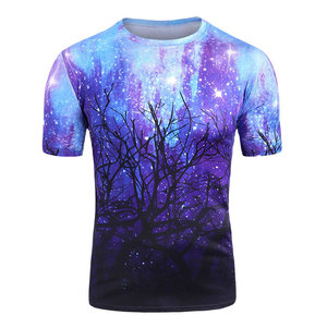 Camiseta de Alta Calidad en Poliéster/Algodón con Estampado DTG, Elegante, Cómoda, de Tela Suave de Felpa, Secado Rápido, Diseño Gráfico Informal - Product Image 1