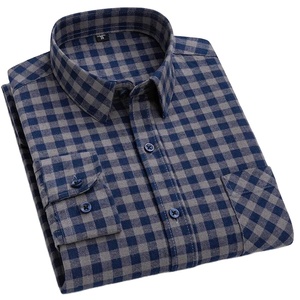 Chemise en flanelle pour homme, dernière mode, vente en gros, OEM, décontractée, manches longues, best-seller, 100% coton, séchage rapide, respirante, design personnalisé - Product Image 5