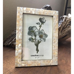 Mother Of Pearl Photo Frame Luxury Natural MOP Shell Inlay Picture Frame Mosaic Tiles Design Premium Tabletop Home Decoration - Product Image 1