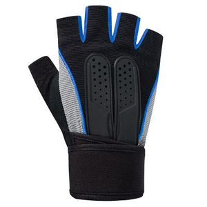 Real Quality Prime Leather Soft Fingerless <b>Gloves</b> for <b>Weight</b> <b>Training</b> Cycling Bike Wheelchair Gym Etc. Medium Size your own logo - Product Image 1