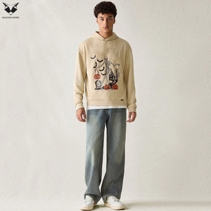 Sudaderas con Capucha Estilo Urbano para Hombre, Sudaderas Extra Grandes, Proveedor OEM/ODM de Moda Personalizada en Color Sólido con Contraste, Ropa con Capucha para Hombre - Product Image 4