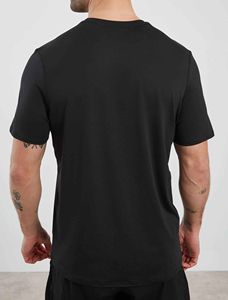 T-shirt homme luxe personnalisé 100% coton 280gsm, col rond, épaules tombantes, streetwear, design imprimé - Product Image 5