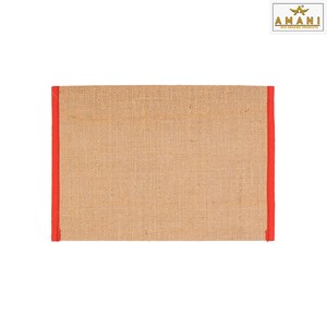 Cubierta de archivo de yute con logotipo personalizado, soporte para documentos de fibra natural para pedidos promocionales y al por mayor - Product Image 5