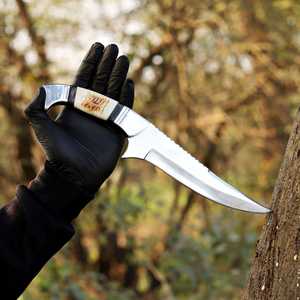Nueva Edición de Cuchillo de Filetear de Acero 440C Forjado a Mano, Cuchillo de Supervivencia para Camping, Hoja Fija Afilada, Cuchillo de Caza para Exteriores - Product Image 4