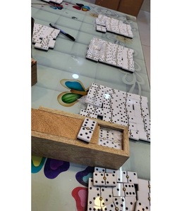 Juego de Dominó Acrílico Hecho a Mano, Elegante Juego de Mesa, Regalo para Fiestas Familiares y Entretenimiento - Product Image 4