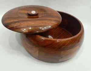 Cacerola de Madera para Hot Pot de Alta Calidad y Más Vendida, con Diseño Clásico de Flores Pintadas a Mano |   Uso Ecológico en la Cocina - Product Image 6