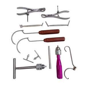 Juego de 9 instrumentos quirúrgicos veterinarios ortopédicos de acero inoxidable de alta calidad, kit de herramientas para cirugía animal - Product Image 4