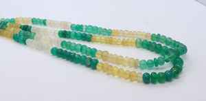 Cuentas Redondas de Calcedonia Natural AAA de 6-8 mm, Cuentas Redondas de Calcedonia Disco de 16 Pulgadas, Cuentas Redondas de Calcedonia Lisas - Product Image 2