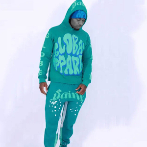 Survêtement à capuche unisexe Rick et Morty avec imprimé en relief, manches longues, anti-boulochage, léger, décontracté, avec poches latérales - Product Image 2