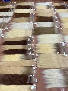 Extensiones de cabello frontal de color negro natural de primera calidad Hermoso cabello humano crudo listo para enviar a precio mayorista - Product Image 5