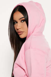 Conjunto de Sudadera con Capucha de Algodón Personalizado para Mujer, Tallas Grandes, Chándal Informal, Proveedor Mayorista - Product Image 4