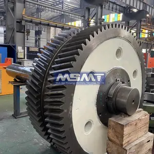 Tùy chỉnh đường kính lớn xoắn ốc bánh răng bánh răng lớn spur Gear giả mạo thép kích thước lớn xương cá bánh răng